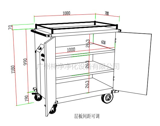 無菌物品運(yùn)送車、回收車、下送車、電動運(yùn)送車、密封車設(shè)計圖